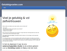 Tablet Screenshot of gelukkigvoelen.com
